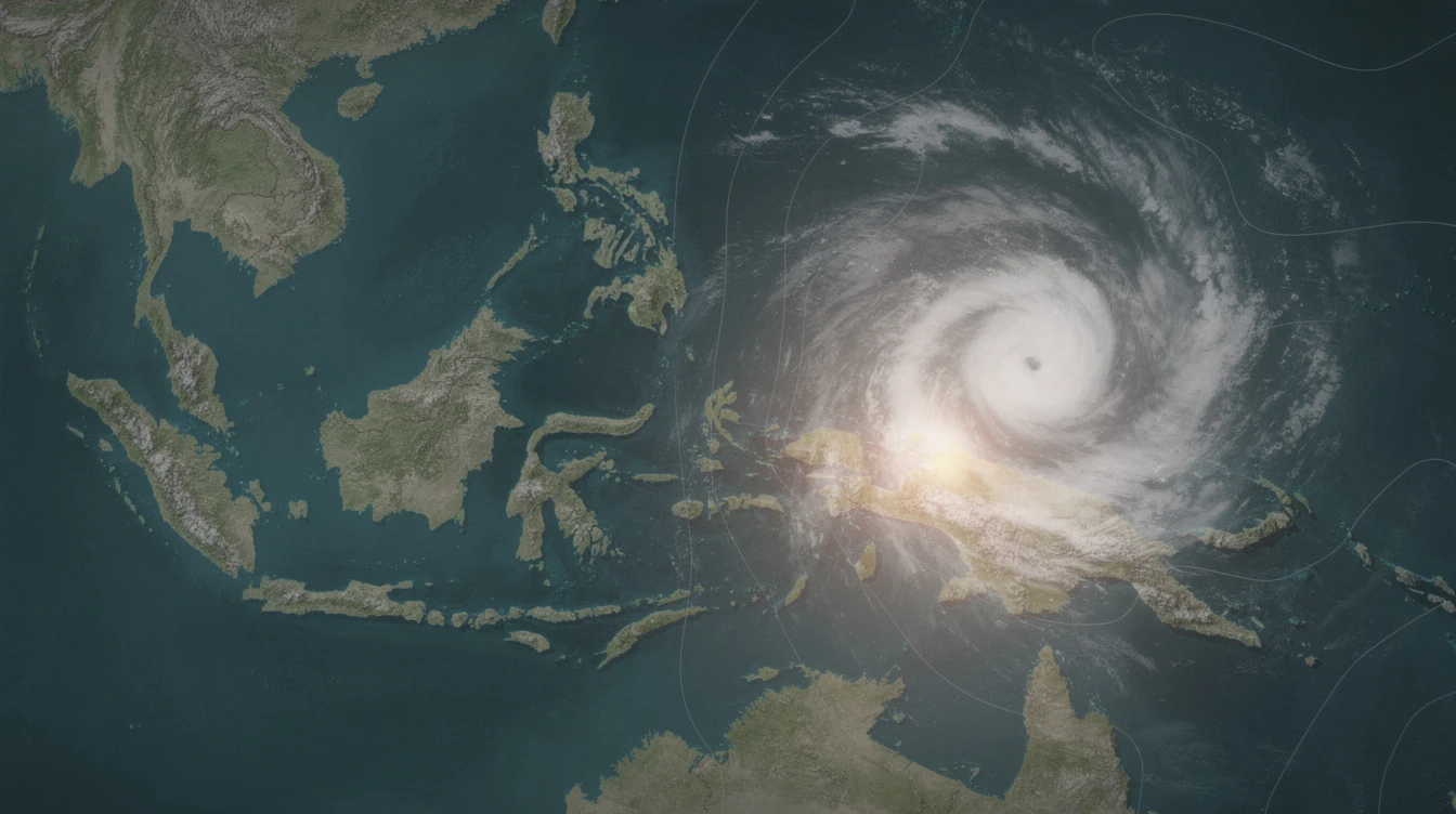 Tropical Storm Caloy Decelerates Over Sea East of Northeastern Mindanao