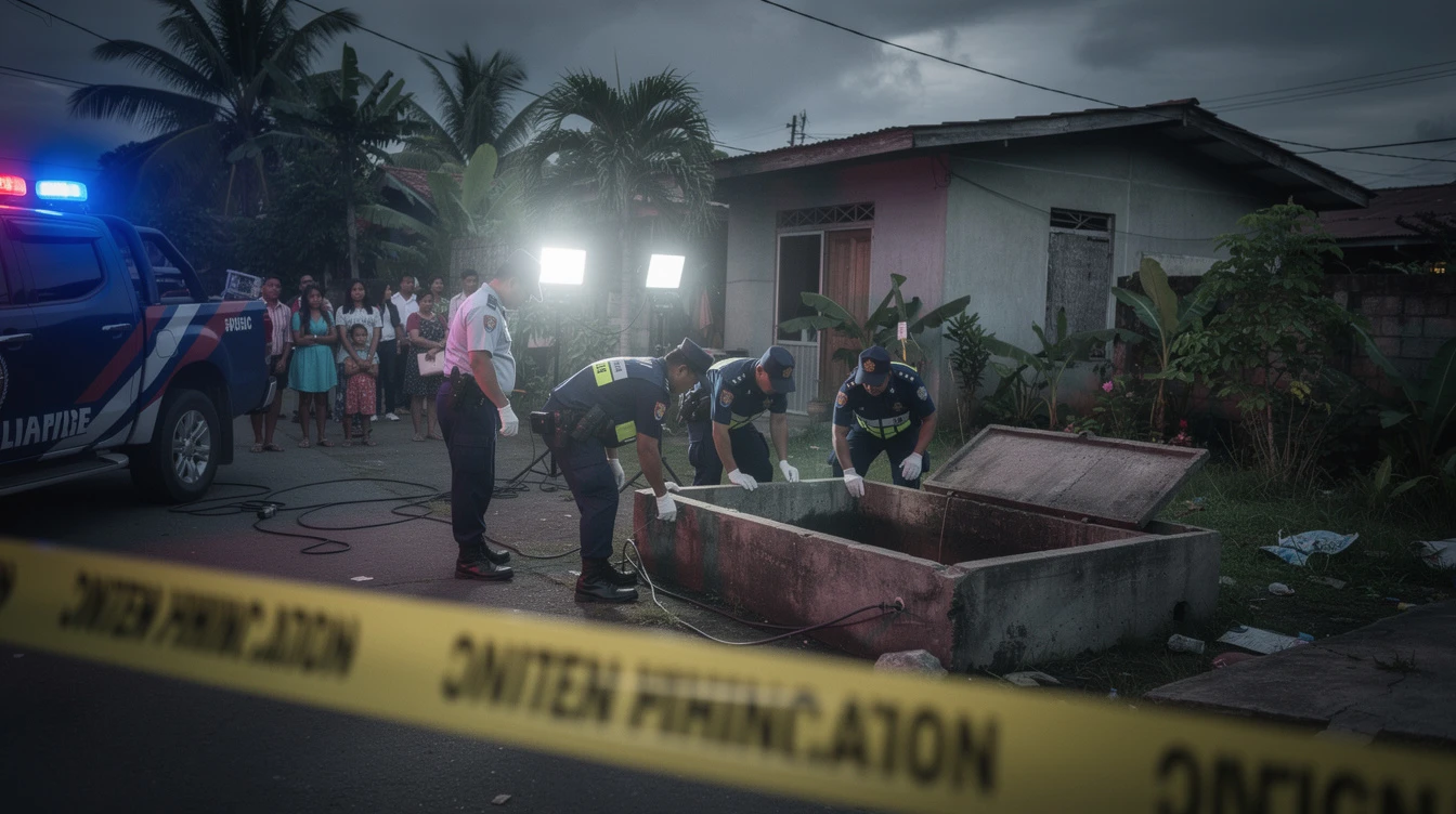 Man Found Dead Inside Septic Tank in Davao City; Police Eye Homicide
